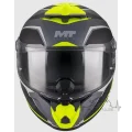 Мотошлем MT Thunder 4 R SV Wind Tunnel B3 матовый черный/желтый (M)