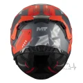 Мотошлем MT Thunder 4 R SV Сanvas C5 матовый серый/красный (S)