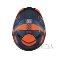 Мотошлем MT Thunder 4 SV Lumex C24 матовый оранжевый/синий (L)