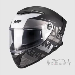Мотошлем MT Thunder 4 SV Wawes B2 матовый серый (M)