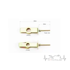 Натягувач ланцюга приводу комплект Bajaj Boxer 125 150 DJ151036 DJ151037 (Китай)