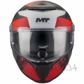 Мотошлем MT Thunder 4 SV Wawes B5 матовый красный/серый (L)