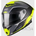 Мотошлем MT Thunder 4 R SV Wind Tunnel B3 матовый черный/желтый (M)
