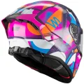 Мотошлем MT Thunder 4 R SV Pipen C8 белый/розовый (S)