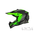 Мотошолом NOX N633 Fusion Black/Green L