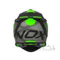 Мотошолом NOX N633 Fusion Black/Green L