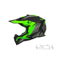 Мотошлем NOX N633 Fusion Black/Green L