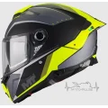 Мотошлем MT Thunder 4 R SV Wind Tunnel B3 матовый черный/желтый (M)