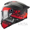 Мотошлем MT Thunder 4 SV Wawes B5 матовый красный/серый (L)