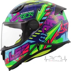 Мотошлем детский LS2 FF812 Kid Svent Blue Green S