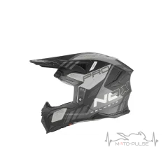 Мотошлем NOX N634 Storm матовый серый/черный (S)