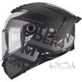 Мотошлем MT Thunder 4 SV Wawes B2 матовый серый S