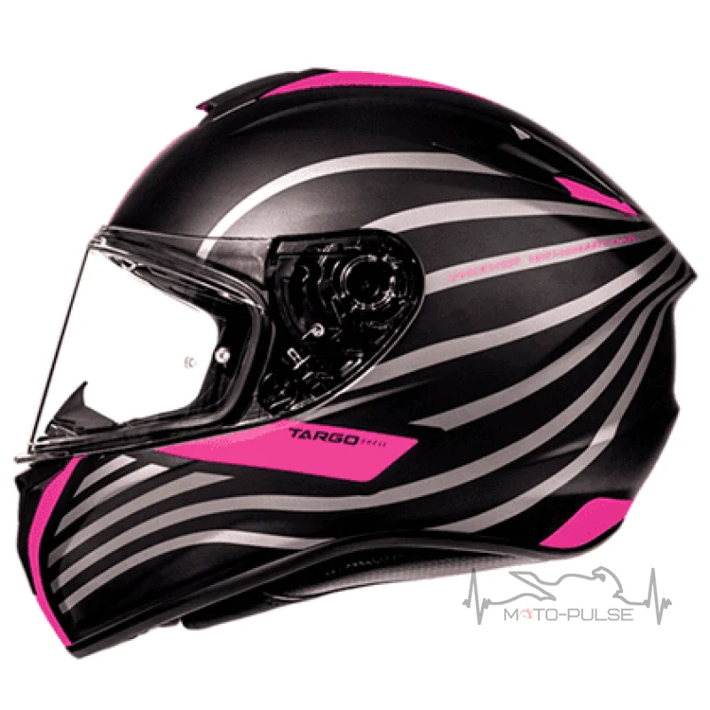  Мотошлем MT Targo Doppler Black/Pink (XXL)