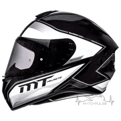 Мотошлем MT Targo Interact White/Black/Grey (Размер: L)