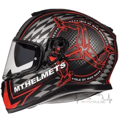 Мотошлем MT Thunder Isle of man Red/Black (XS) MM