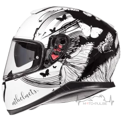 Мотошлем MT Helmets THUNDER 3 SV VLINDER gloss pearl white