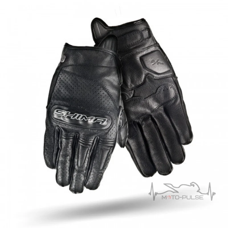 Мотоперчатки кожанные Shima Caliber Black (L) MM