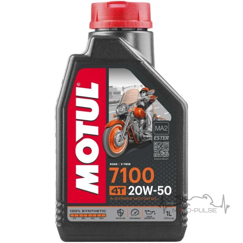Моторное масло Motul 7100 4T SAE 20W50 (1L)