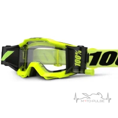 Очки кроссовые 100% Accuri Forecast Yellow Clear Leans