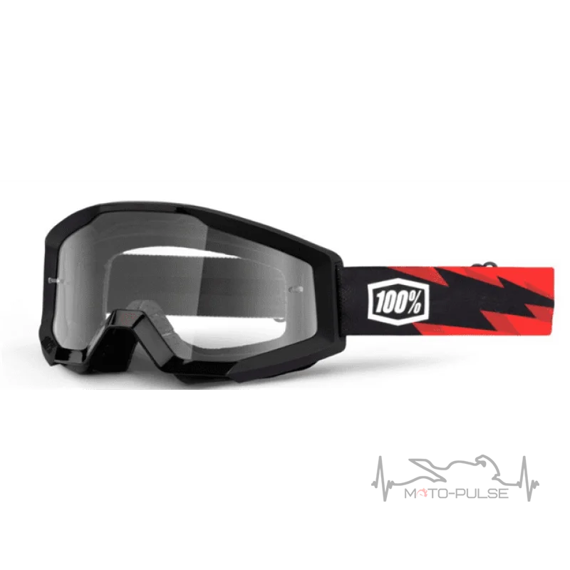 Очки кроссовые 100% STRATA Goggle Slash - Clear Lens