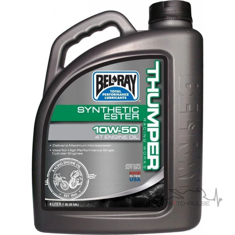 Моторное масло Bel-Ray WORKS THUMPER RACING SYNTHETIC ESTER 10w50 4T [4л]