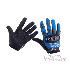 Мотоперчатки текстиль Alpinestars blue реплика L
