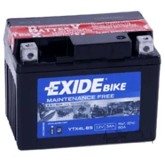 Аккумулятор 4А EXIDE ETX4L-BS = YTX4L-BS