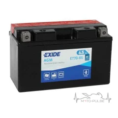 Аккумулятор 6.5А EXIDE ET7B-BS = YTX7B-BS 150*65*93