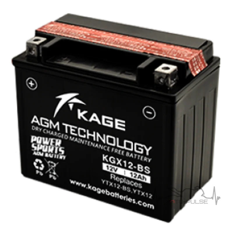 Аккумулятор 12А KAGE KGX12-BS 150*87*130
