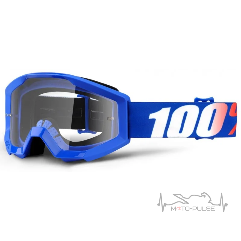Очки кроссовые 100% STRATA Goggle Nation - clear Lens