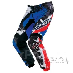 Мотоштаны ONEAL Element Shocker Blc/Blue/Red (34)