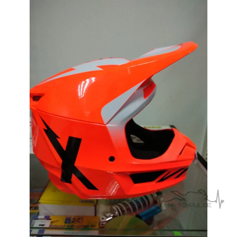 Мотошлем  FOX V1 WERD Flo Orange (M)