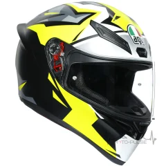  Мотошлем AGV K-1 Mir 2018 (S, Black Grey Yellow Matt) 