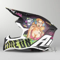 Мотошлем AIROH WRAAP PIN-UP matt (L)