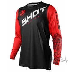 Джерси  Shot Racing Slam Line Red  (L)