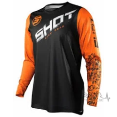 Джерси  Shot Racing Slam Line Orange  (L)