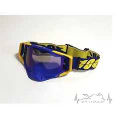 Очки кроссовые 100% Replica Blue-Yellow Blue Lens