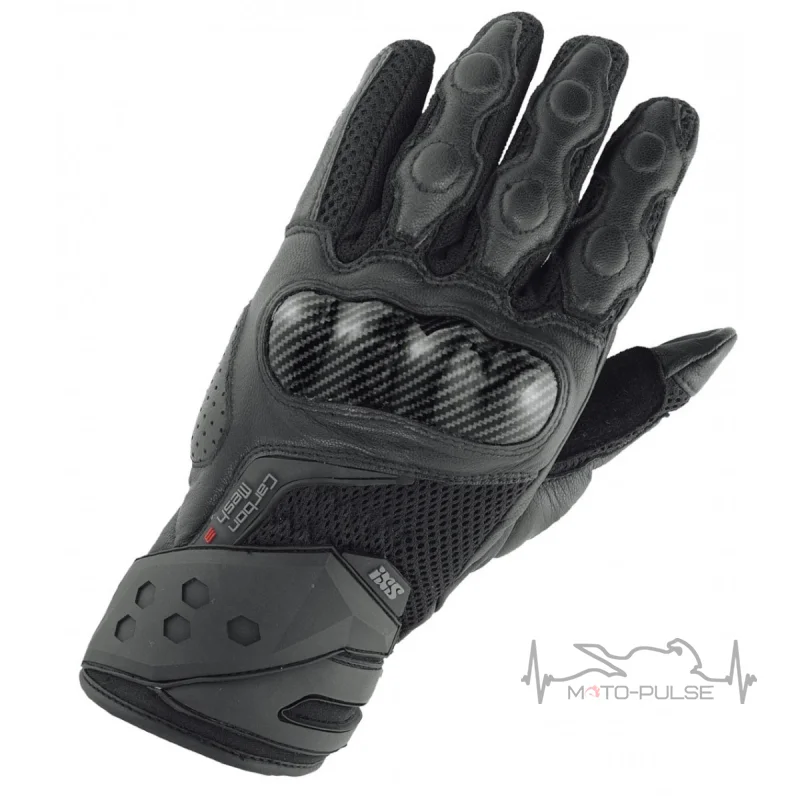 Мотоперчатки текстиль IXS Carbon Mesh 3.0 (S) Black