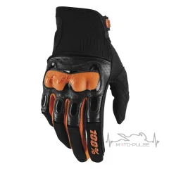 Мотоперчатки текстиль Ride 100% Derestricted Glove [Black/Orange] L
