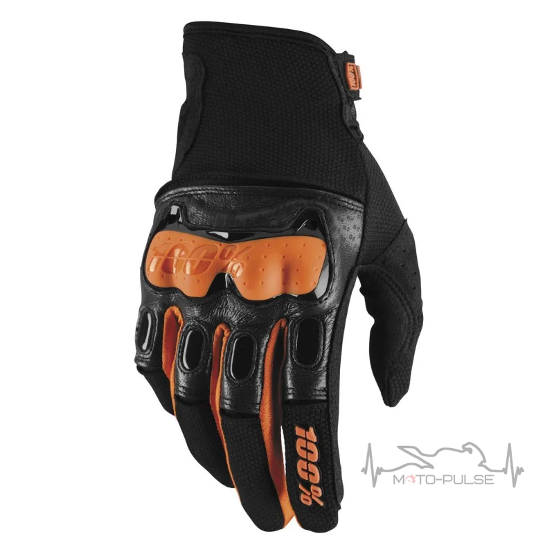 Мотоперчатки текстиль Ride 100% Derestricted Glove [Black/Orange] S