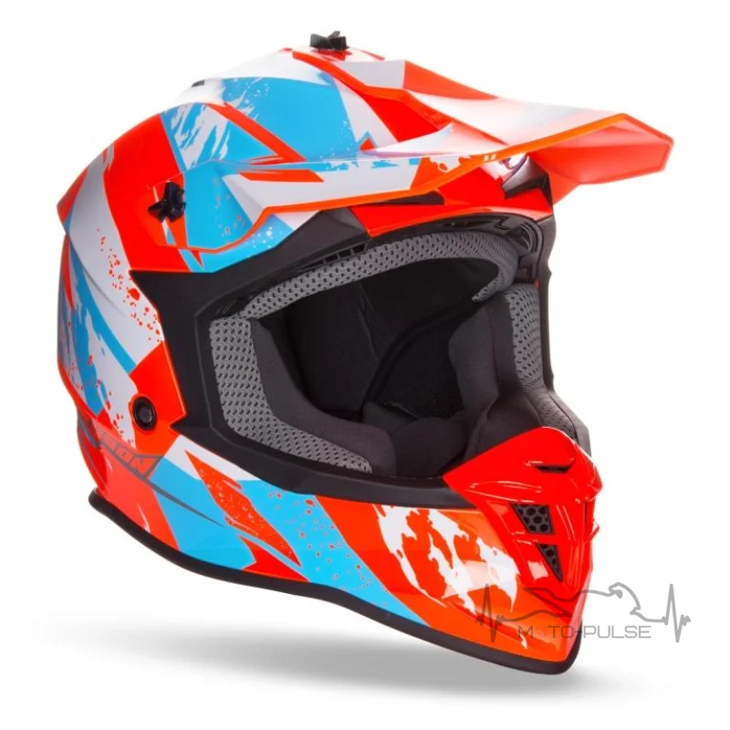  Мотошлем  GEON 633 MX  Blue /Neon Orange L (59-60)