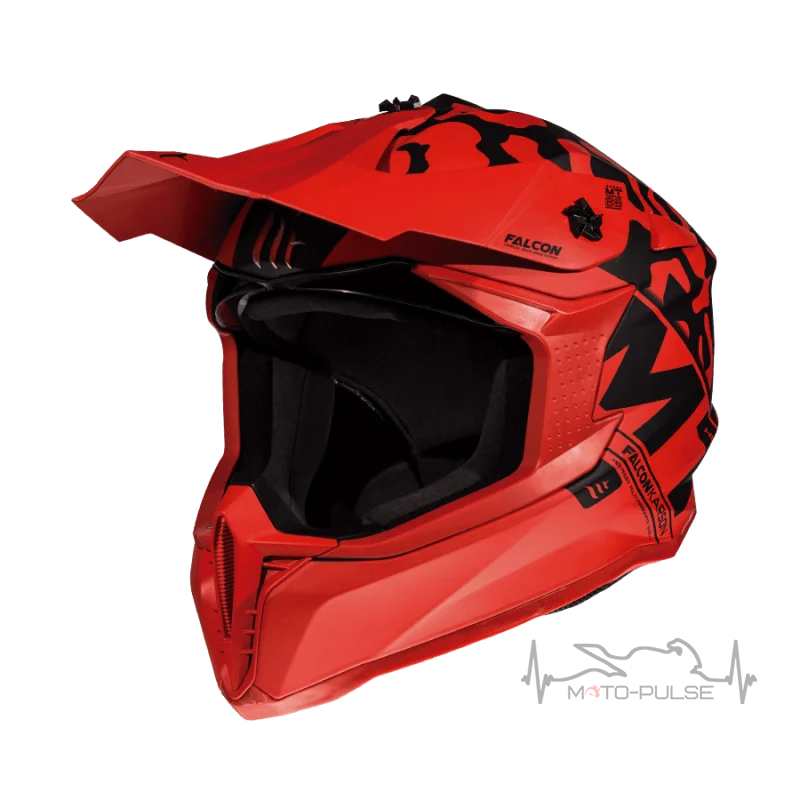Мотошлем MT Falcon Karson Red (XXL)