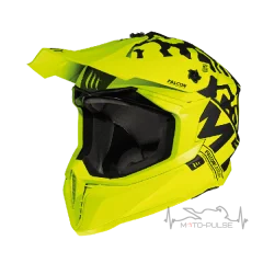 Мотошлем MT Falcon Karson Yellow (XL)