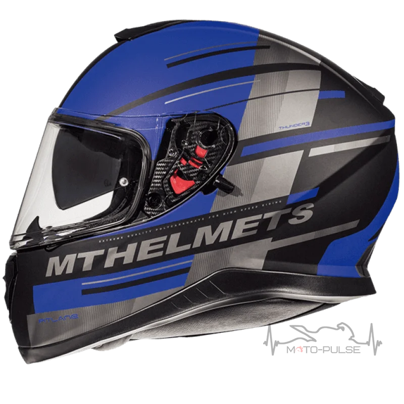 Мотошлем MT Thunder Pitlane Blue (XS) MM