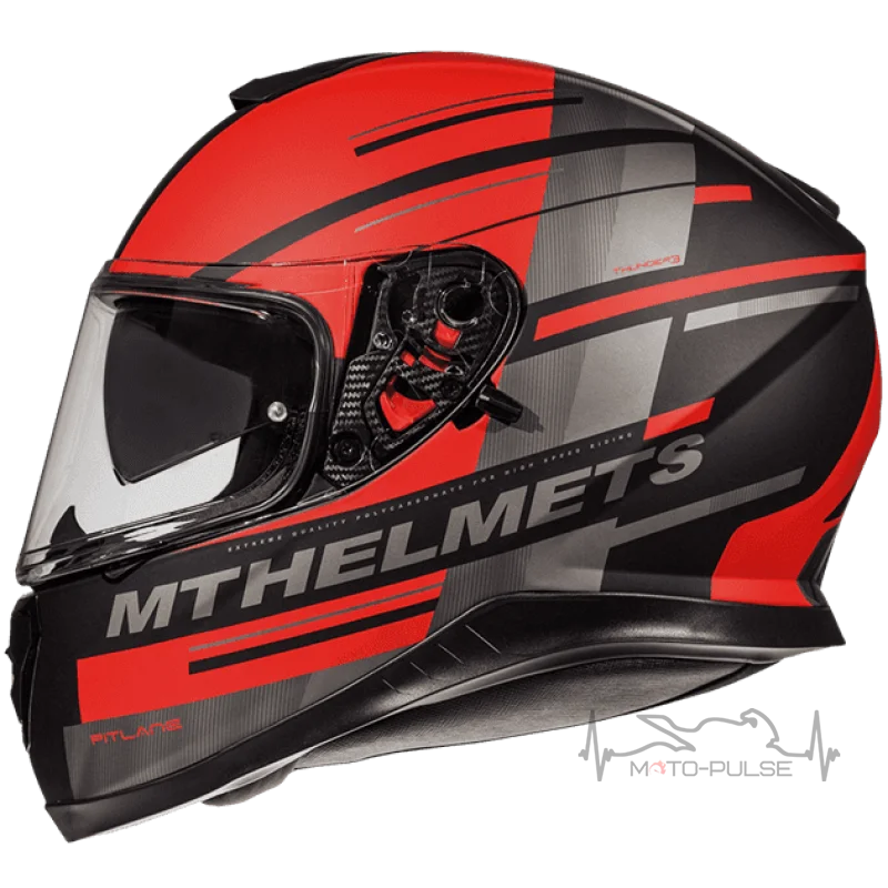 Мотошлем MT Thunder Pitlane Red( XS) MM