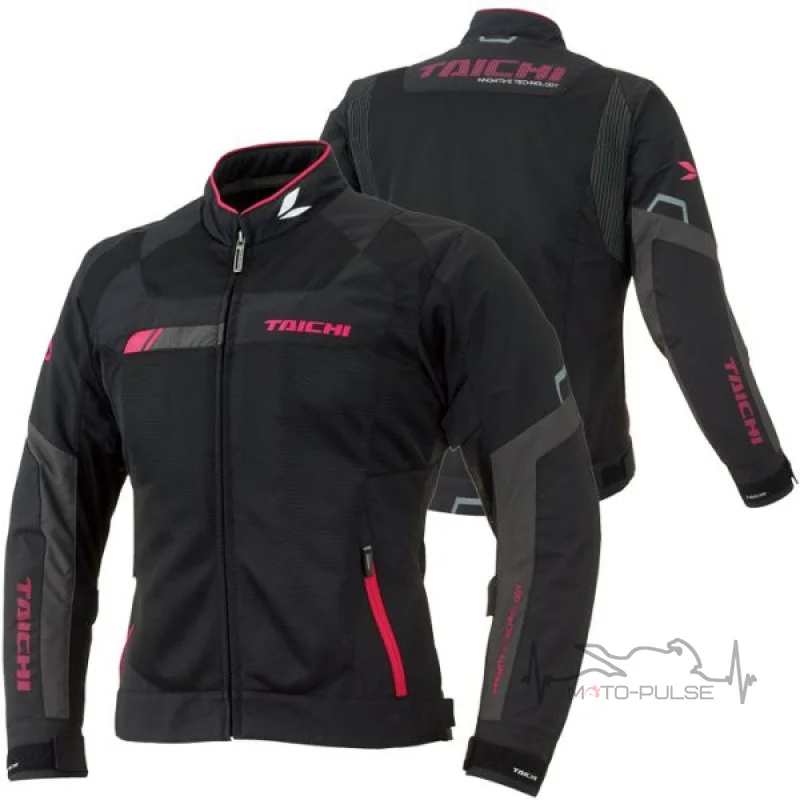 Мотокуртка Женская текстильная Taichi Crossover Black/Pink (L/44)
