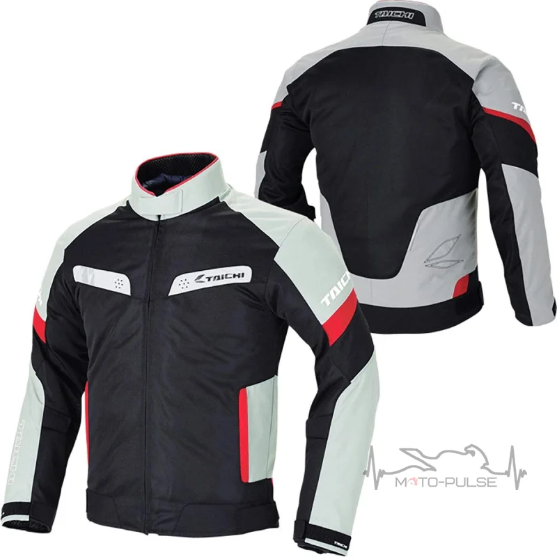 Мотокуртка мужская текстильная TAICHI Hybrid Mesh Black/Gray (S/44) K