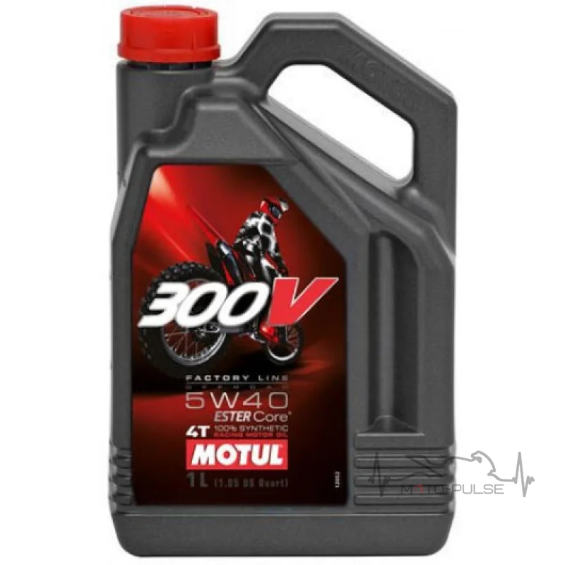 Моторное масло Motul 300V 4T FACTORY LINE OFF ROAD SAE 5W40 (4L)
