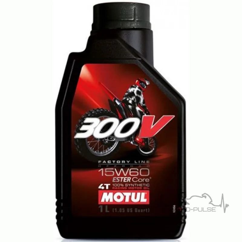Моторное масло Motul 300V 4T FACTORY LINE OFF ROAD SAE 15W60 (1L)