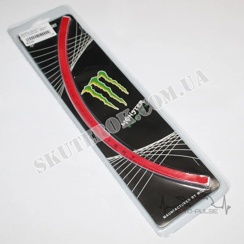 Наклейки на диск Monster Оранжевый 17"